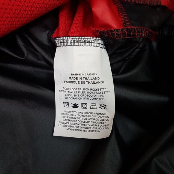 NIKE Ohio State Buckeyes 1/4 Zip Lightweight Coaches Jacket Mens SMALL Red - Picture 7 of 9